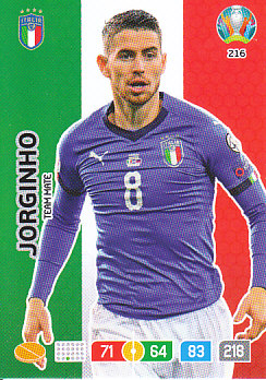 Jorginho Italy Panini UEFA EURO 2020#216